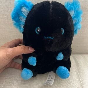 Black and Blue Stuffed Animal Toy